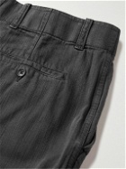 James Perse - Slim-Fit Slub Cotton Cargo Trousers - Gray