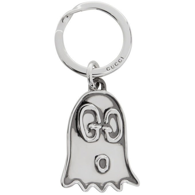 Gucci Silver G Keychain