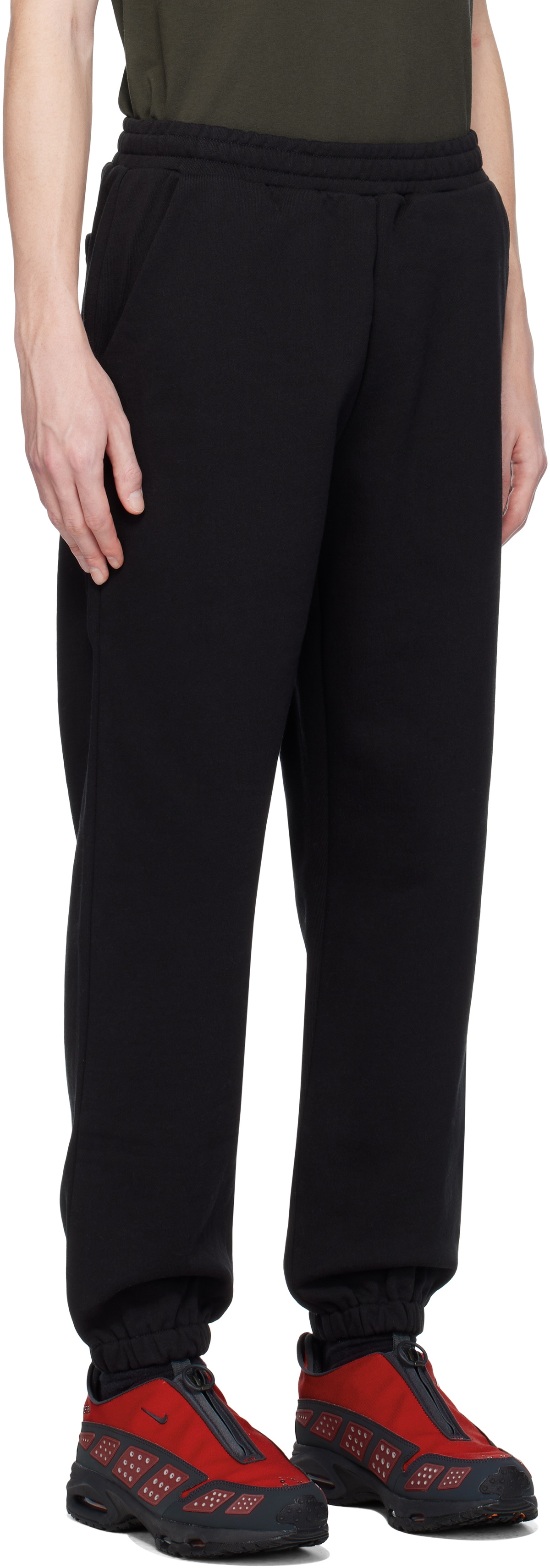 Dime Black Classic Small Logo Sweatpants
