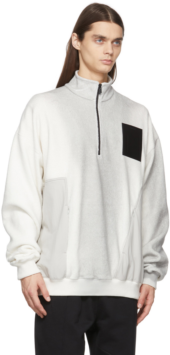 A-COLD-WALL* Off-White & Grey Console Sweater A-Cold-Wall*