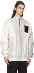 A-COLD-WALL* Off-White & Grey Console Sweater