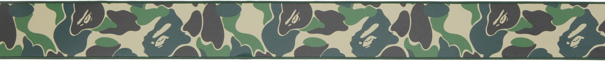 BAPE Khaki ABC Camo 'Bape' Leather Belt