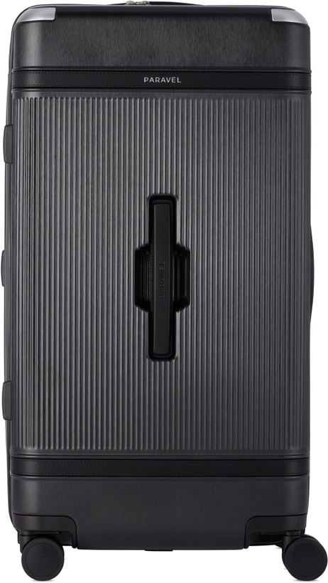 Photo: Paravel Black Aviator Trunk Suitcase