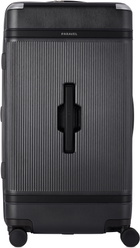 Paravel Black Aviator Trunk Suitcase