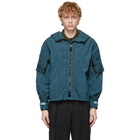 Maison Margiela Blue Nylon Sports Jacket