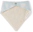 Palm Angels Baby Blue Teddy Bib