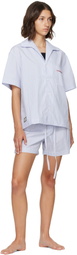 Entire Studios Blue Pyjama Shorts