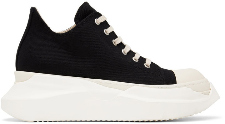 Photo: Rick Owens Drkshdw Black Abstract Low-Top Sneakers