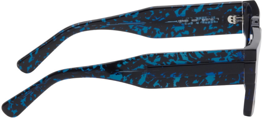 Marcelo Burlon sunglasses CALAFATE SUNGLASSES black havana blue