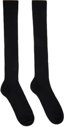 Wolford Black Knee-High Socks