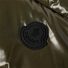 Moncler x adidas Originals Bozon Down Vest in Olive