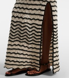 Bananhot Rey crochet cotton-blend maxi dress