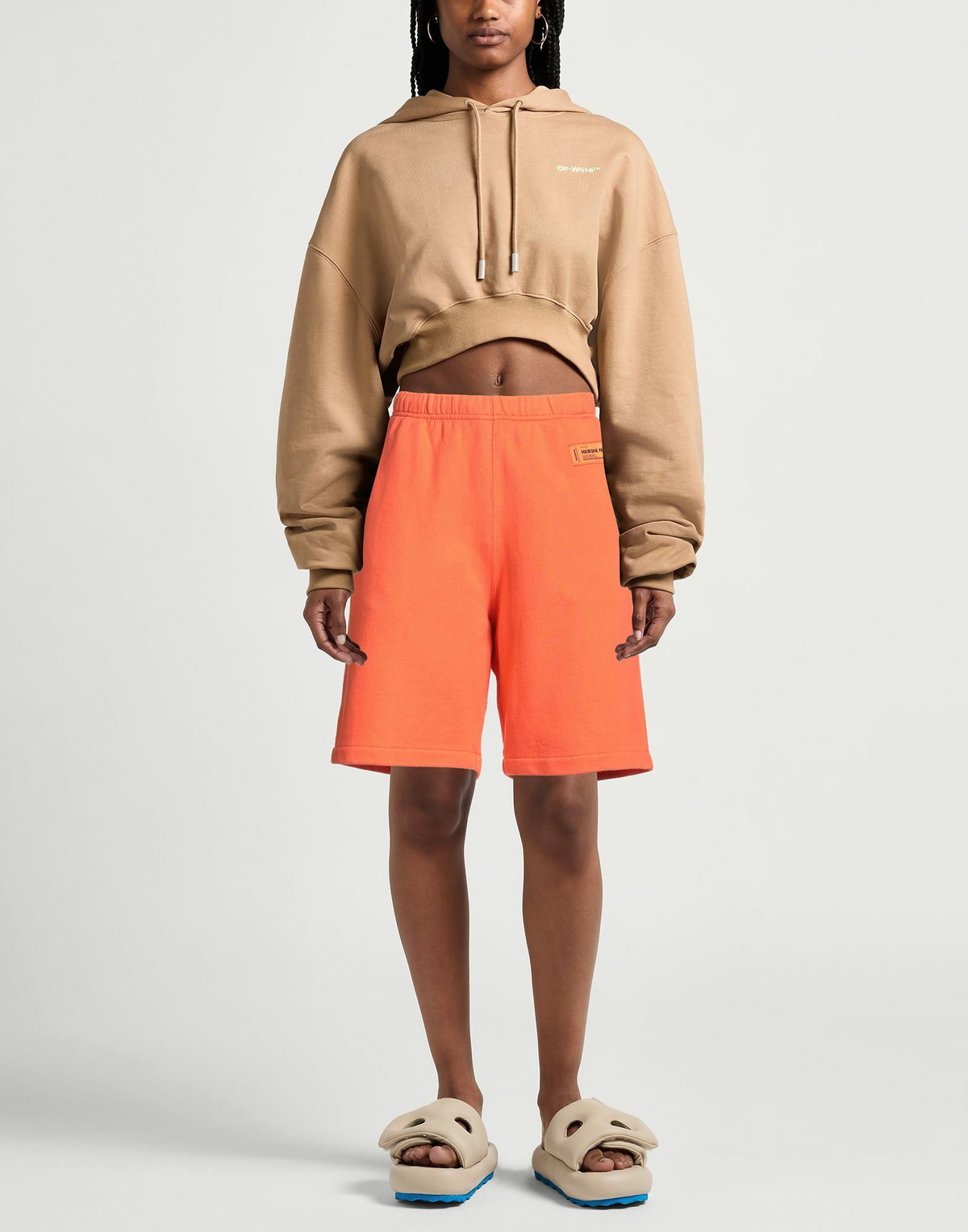 Heron Preston Womens Shorts & Bermuda Shorts in Orange