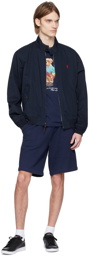 Polo Ralph Lauren Navy Chino Bomber Jacket