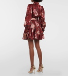 Zimmermann Luminosity floral silk minidress