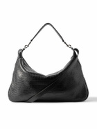 CELINE - Romy Large Croc-Effect Leather Messenger Bag