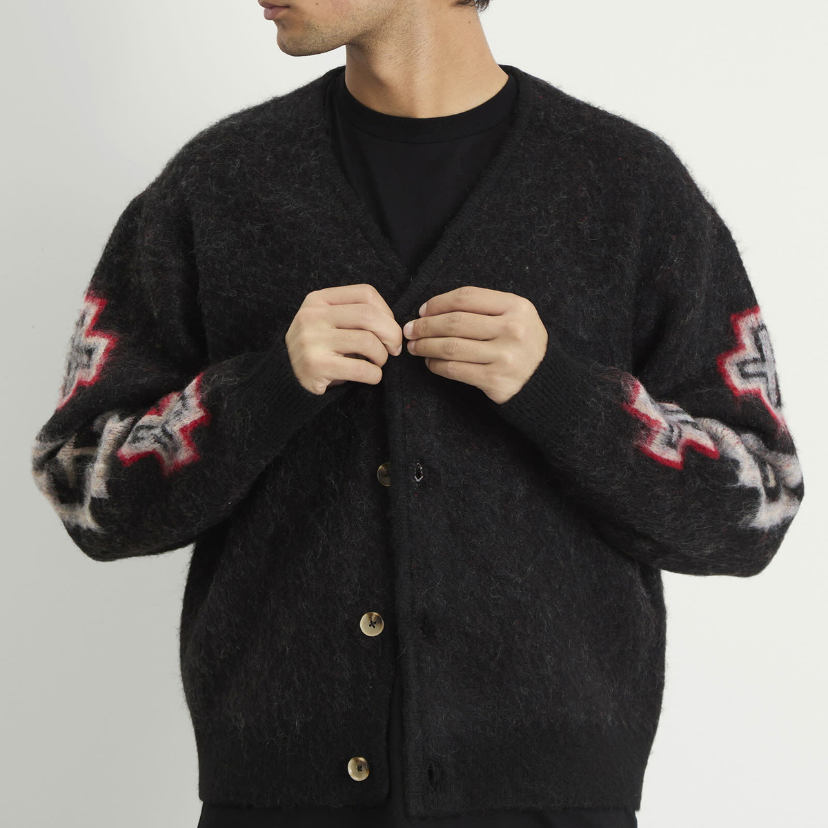 Pendleton Men's Mohair Cardigan in San Miguel