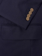 Husbands - Double-Breasted Wool-Twill Blazer - Blue