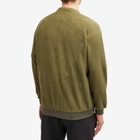 CAYL Men's Alpha Fleece Cardigan in Coffee