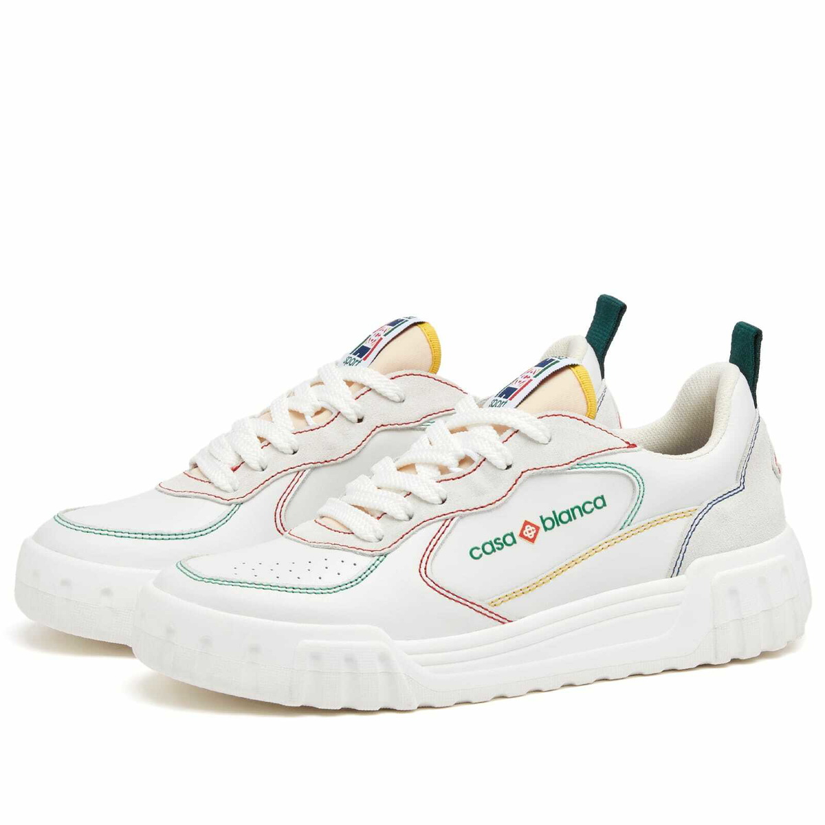 Casablanca Women's Court Sneaker in White