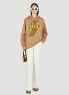 Gucci Logo Print Hooded Sweatshirt