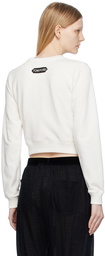 TOM FORD White Printed Sweatshirt