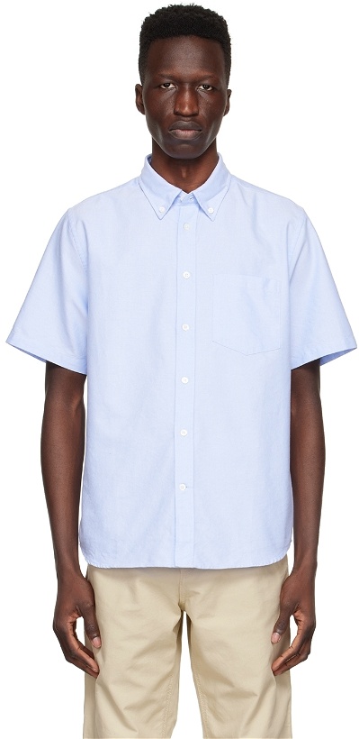 Photo: Norse Projects Blue Osvald Shirt