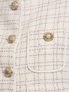 ELIE SAAB - Collarless Tweed Crop Jacket