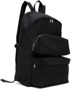 MM6 Maison Margiela Black Three-Pocket Cordura Backpack