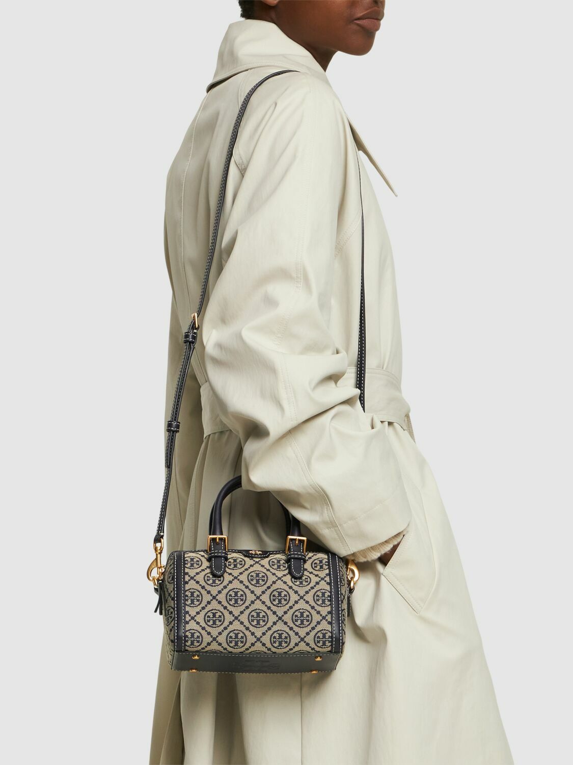 TORY BURCH Mini T Monogram Duffle Bag Tory Burch