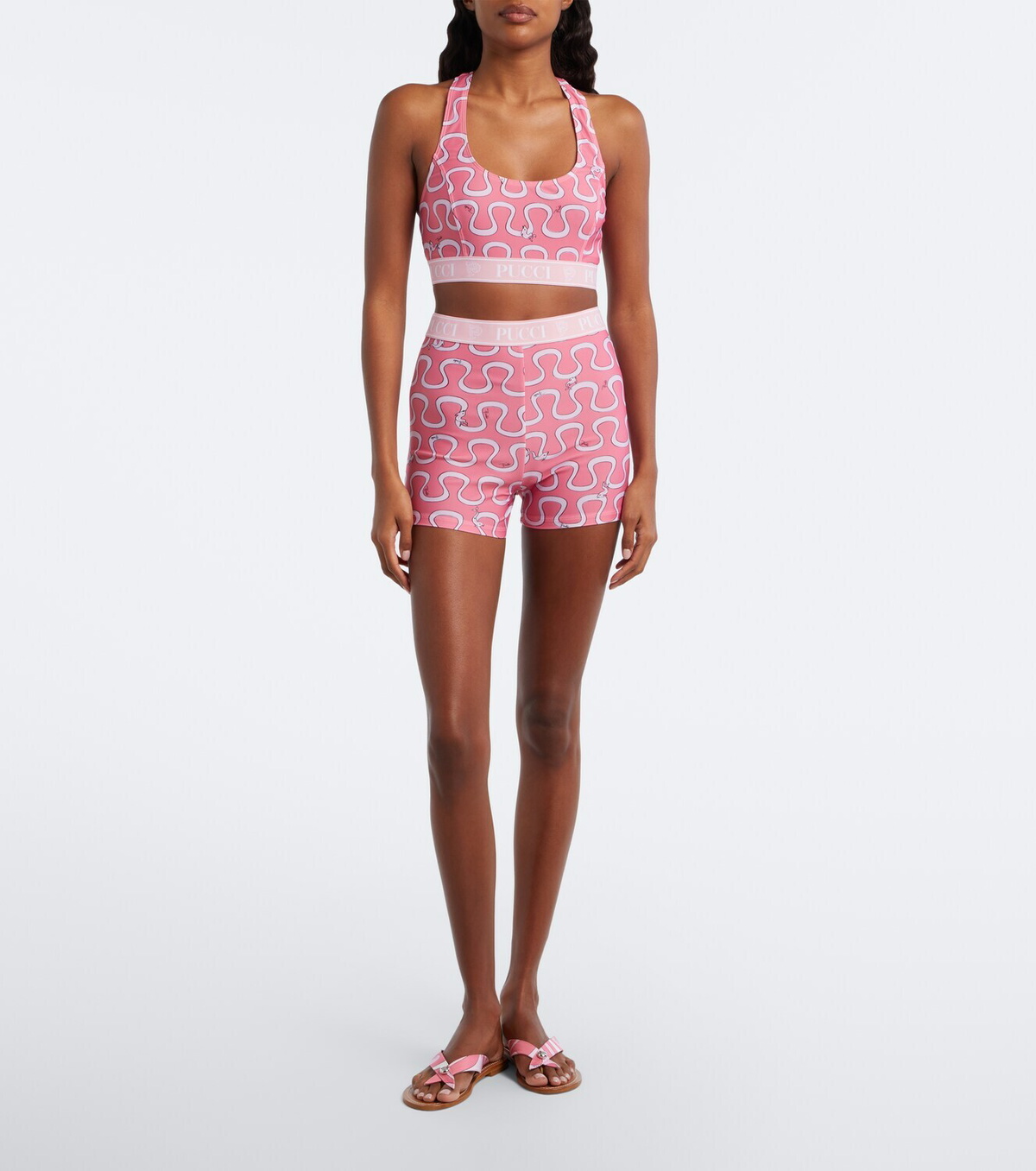 Pucci Onda jersey sports bra