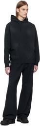 Omar Afridi Navy Knee Darted Flare Sweatpants
