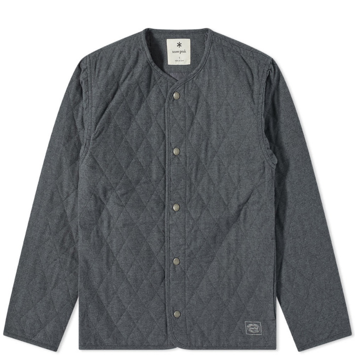 Photo: Snow Peak Quilted Flannel Cardigan