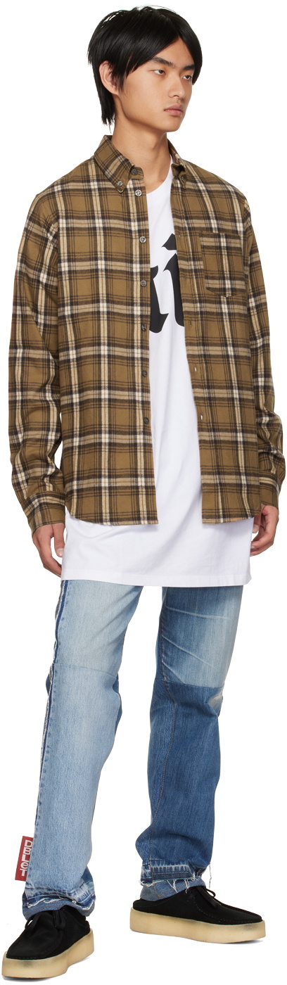 Faith Connexion Brown Pyjama Shirt