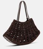 Magda Butrym Maya Small crochet leather top-handle bag