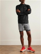 Nike Running - Element Logo-Print Dri-FIT Half-Zip Top - Black