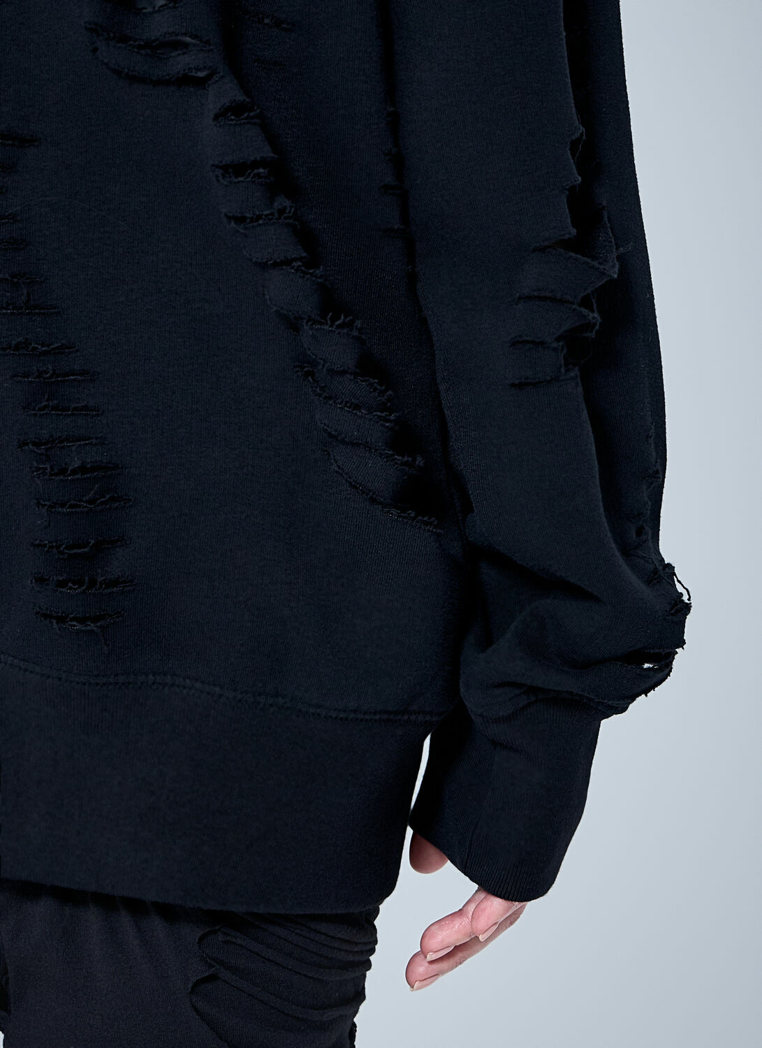 Sia Arnika Slit Zip-Up Hooded Sweatshirt