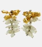 Dries Van Noten Embellished drop earrings