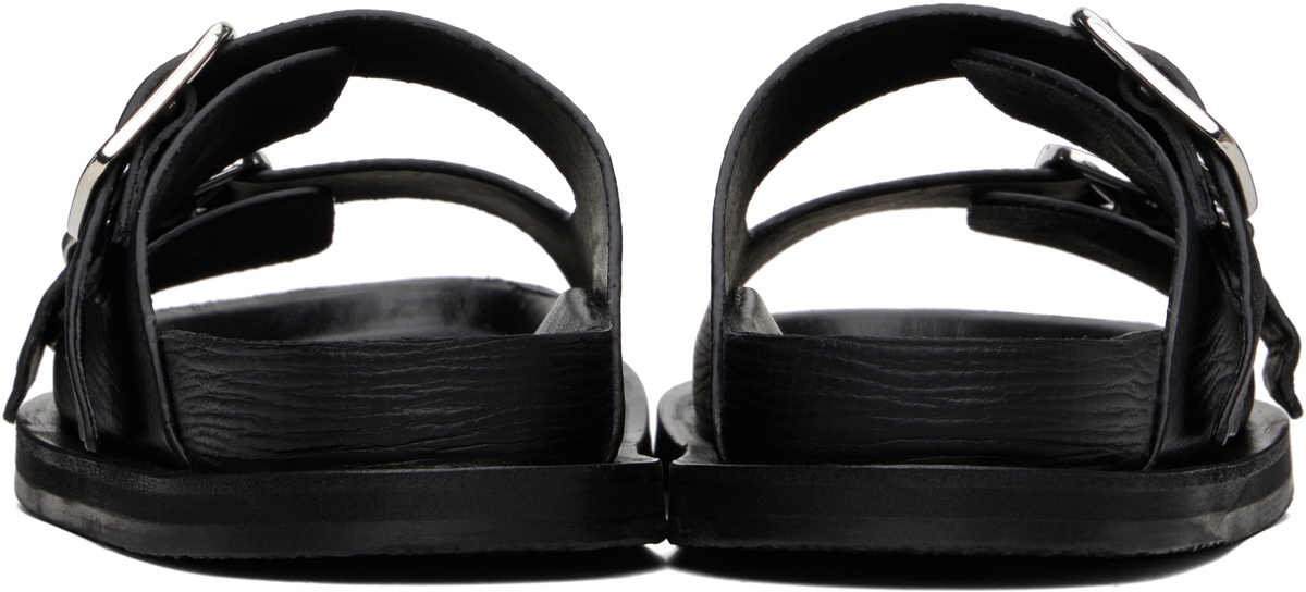 Studio Nicholson Black Denver Leather Sandals