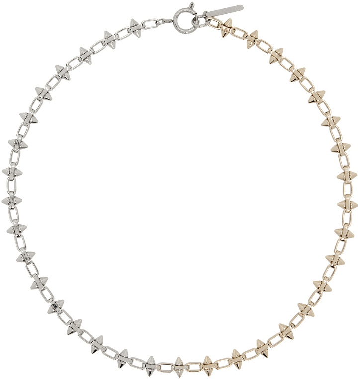 Photo: Justine Clenquet Silver & Gold Paul Necklace