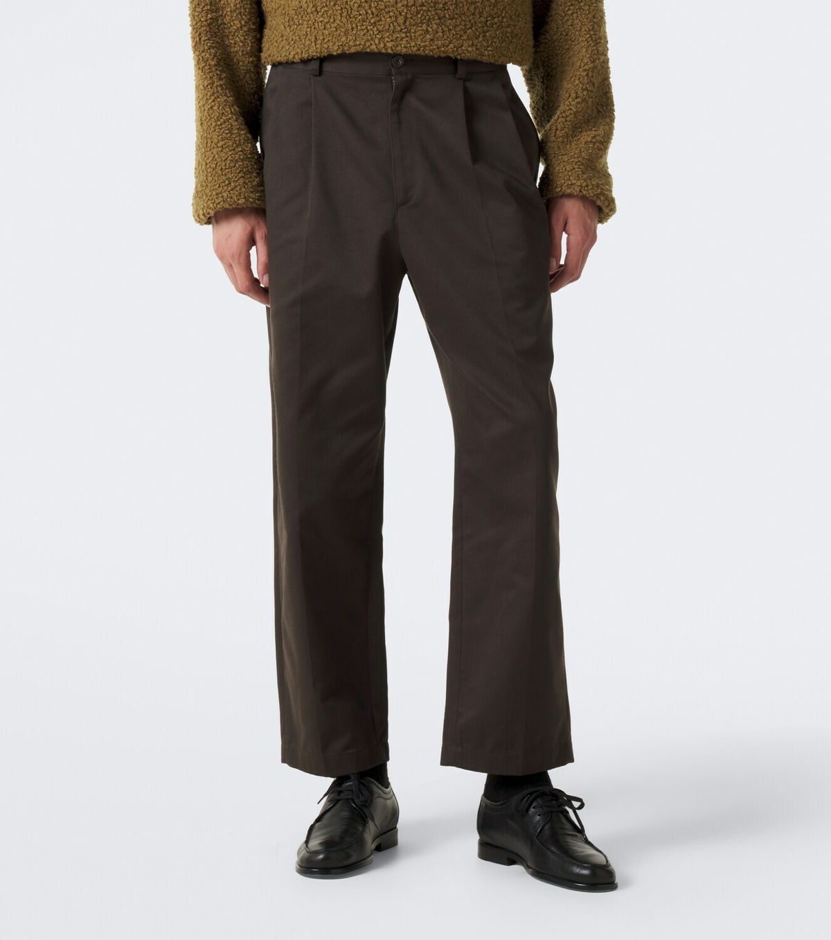 The Row Nesper pleated straight pants