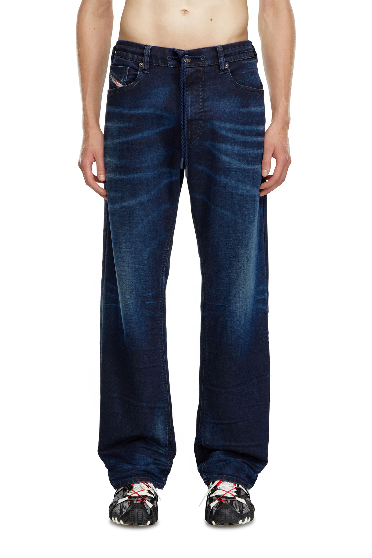 Diesel Relaxed 2080 D-Reel Joggjeans - Jeans Mens in Blue Diesel
