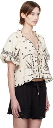SEA NY Off-White Kingsley Shirt