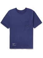 Entireworld - Recycled Slub Cotton-Jersey T-Shirt - Blue