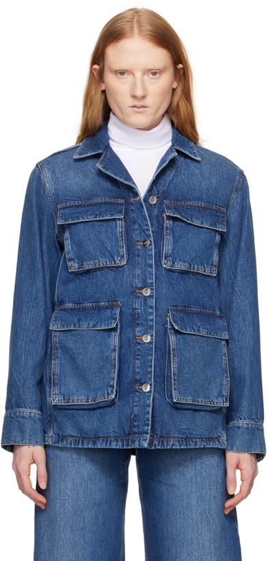 Photo: ANINE BING Blue Alden Denim Jacket