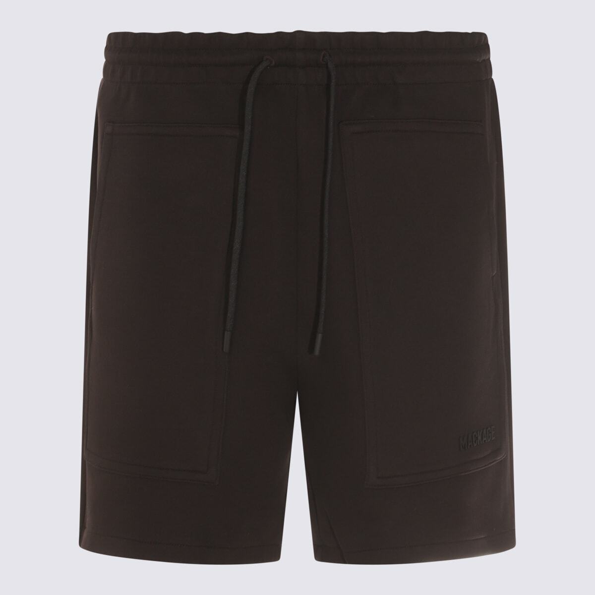 Mackage Black Cotton Shorts