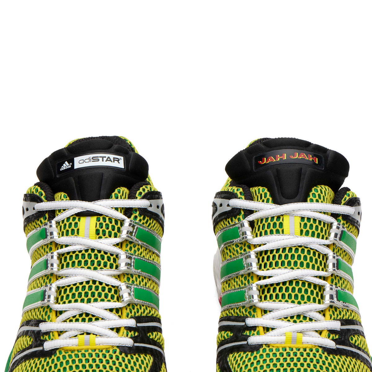 Adidas Men's x Jah Jah Adistar Control 5 Sneaker in Yellow/Core Black/Silver