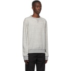 Naked and Famous Denim Grey Heavyweight Terry Crewneck