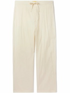 AIREI - Straight-Leg Crinkled Stretch-Nylon Trousers - Neutrals
