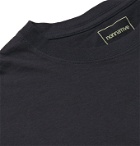 nonnative - Logo-Print Cotton-Jersey T-Shirt - Blue